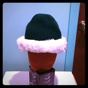 Knit Fake Fur Hat